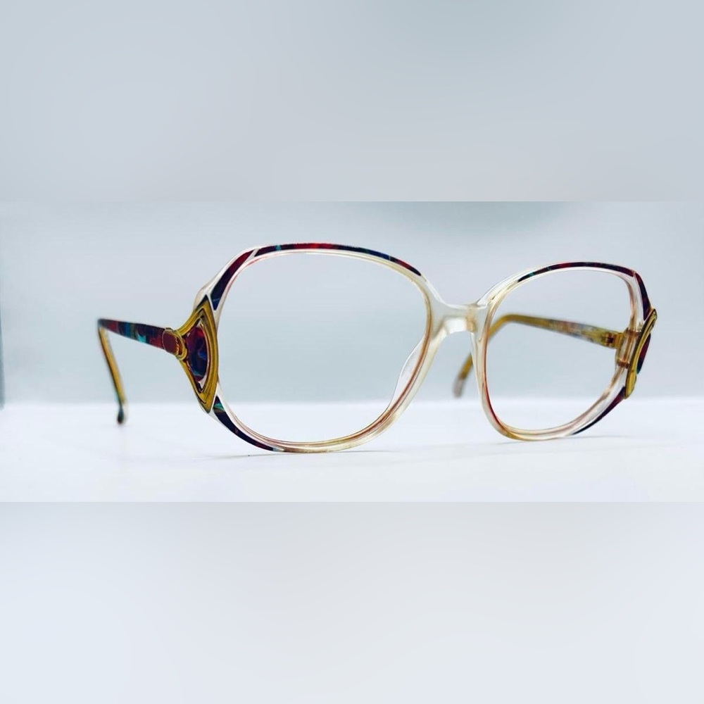 Vintage Key Largo 202 Multicolor Oval Sunglasses Frames Only